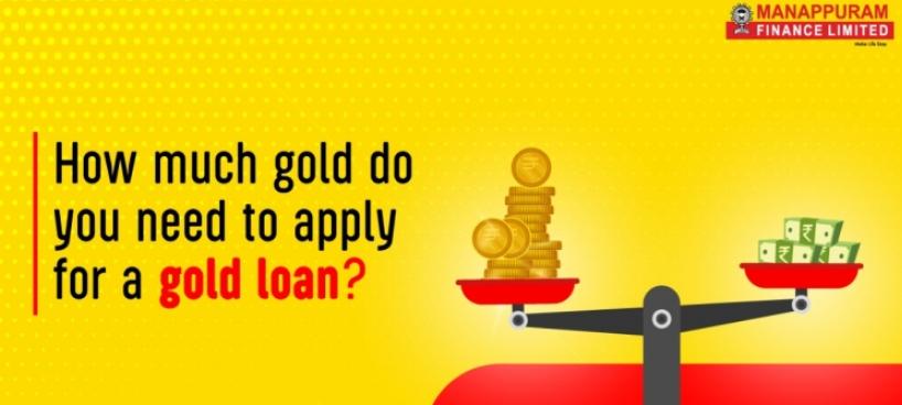 How much gold do you need to apply for a gold loan? Image