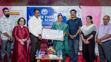 Donation of Equipment to Mother Teresa Special School for Mentally Handicapped Children, Uzhavoor, Kottayam